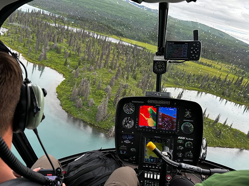 Alaskan Helicopter Cockpit