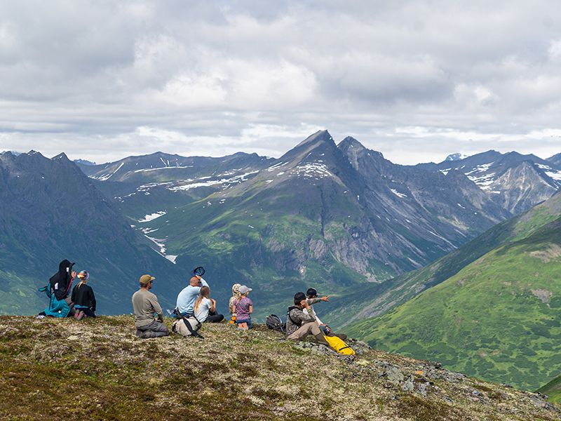 Alpine Lake Hiking Alaska