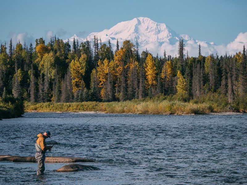 Fishing in Denali