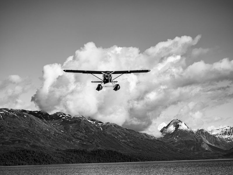 Flightseeing From Chelatna Lake 