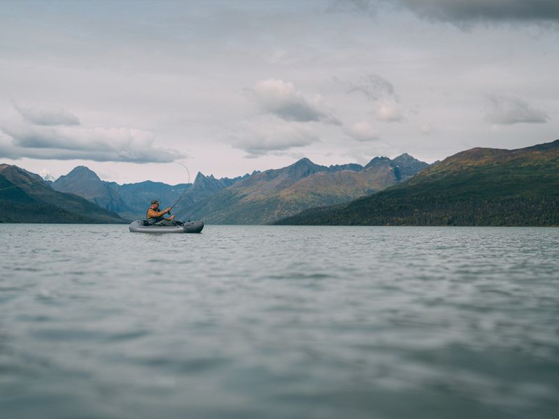 Packrafting and Kayaking at Chelatna Lake Lodge 