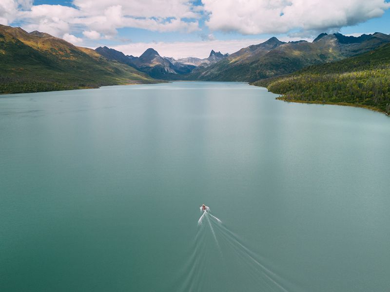 Your View from Chelatna Lake 