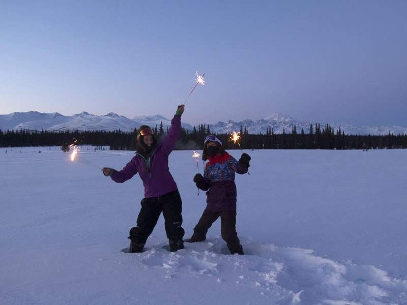 Winter Fun at Chelatna Lake Lodge 